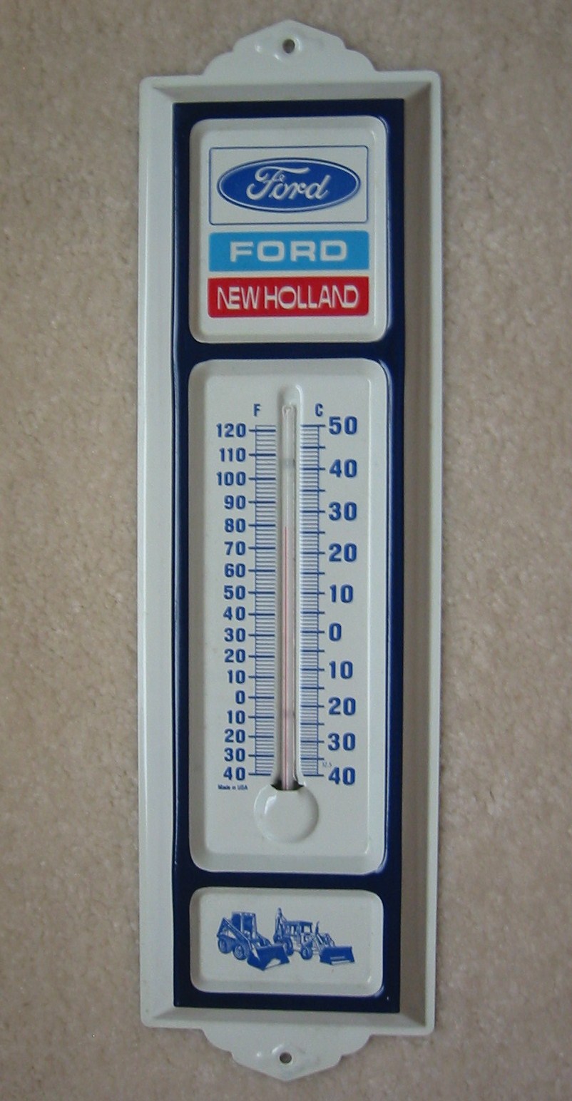 Ford New Holland Advertising Thermometer